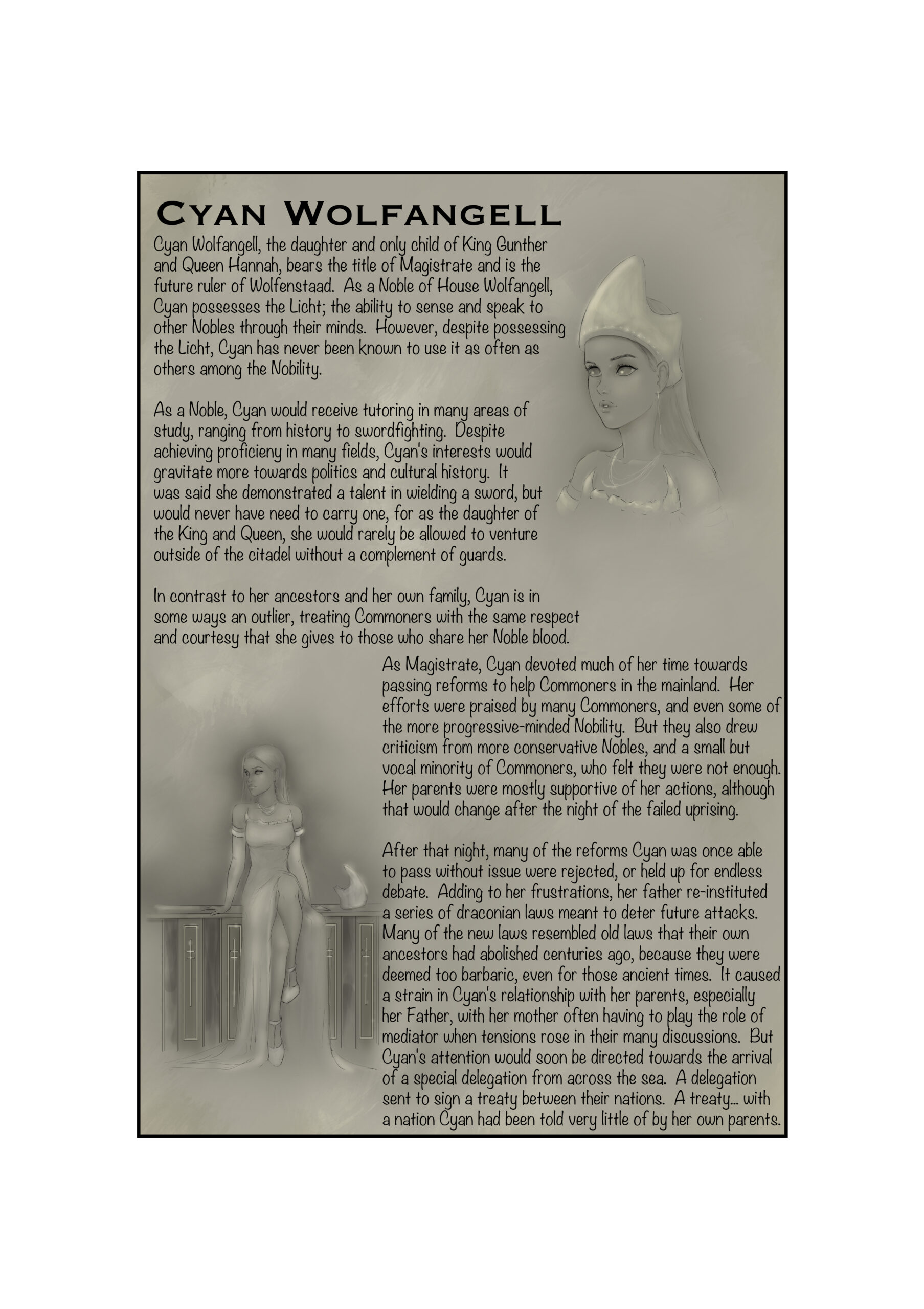 cyan bio template for website